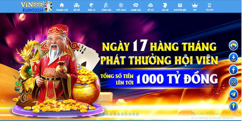 Nạp tiền tại VIN777 có tốc độ nhanh chóng  